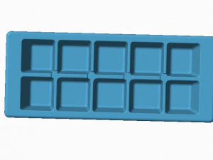 Ice Tray 3D Print Model
