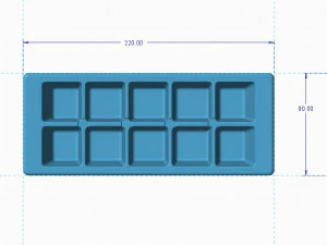 Ice Tray 3D Print Model
