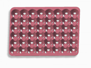 Plastic Egg Tray 3D-printmodel