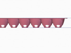 Plastic Egg Tray 3D-printmodel