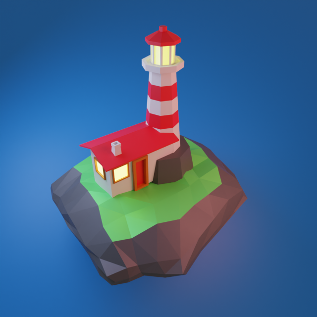 FARO EN LA ISLA Modello 3D .c4d .max .obj .3ds .fbx .stl .blend 