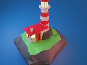 FARO EN LA ISLA Modello 3D