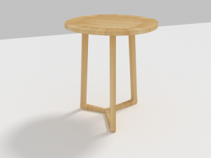 FlexForm Jiff 3D Wooden Coffee Table Model Modèle 3D