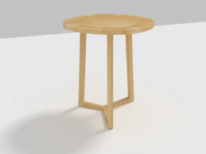 FlexForm Jiff 3D Wooden Coffee Table Model 3D Model