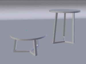 FlexForm Jiff 3D Wooden Coffee Table Model Modèle 3D