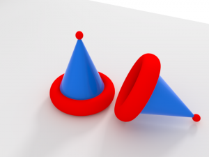 Party-Birthday Hat-Cap Low-poly 3D 모델