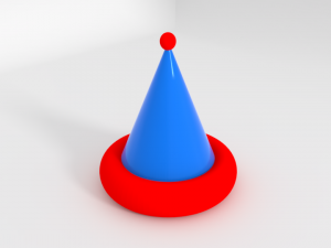 Party-Birthday Hat-Cap Low-poly 3D 모델