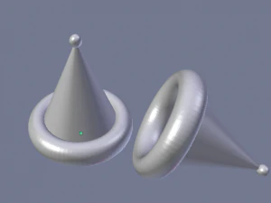 Party-Birthday Hat-Cap Low-poly 3D Model