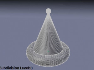 Party-Birthday Hat-Cap Low-poly 3D 모델
