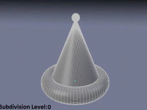 Party-Birthday Hat-Cap Low-poly 3D Model