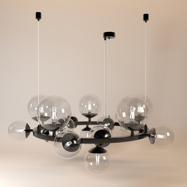 Odeon Light Tovi 3D Model .c4d .max .obj .3ds .fbx .stl .blend 