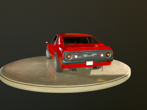 Nissan Skyline 2000 GTR game ready model 3D 模型