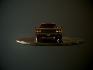 Nissan Skyline 2000 GTR game ready model 3D 模型