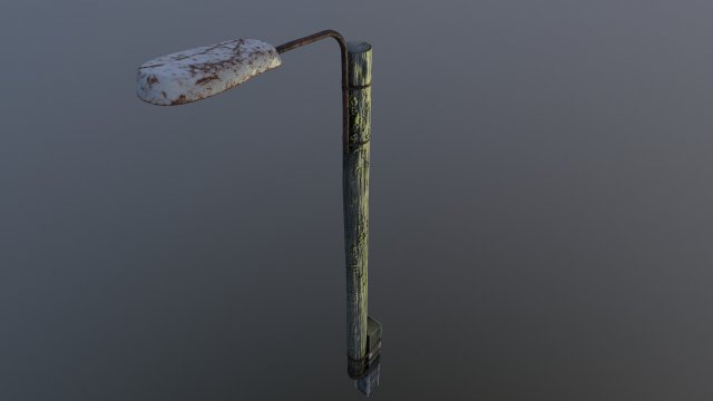 Old village post 3D Model .c4d .max .obj .3ds .fbx .stl .blend 