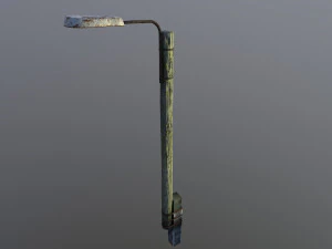 Old village post 3D Model