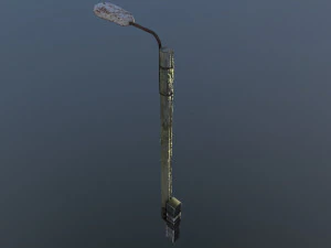 Old village post 3D Model