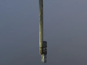 Old village post 3D Model