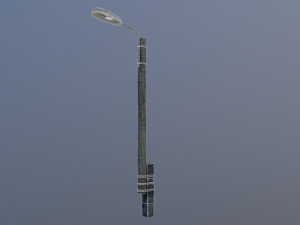 Old village post 3D Model
