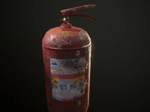 Extintor de incendios Modelo 3D