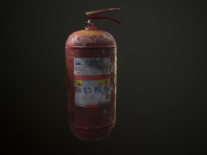 Fire extinguisher 3D 模型
