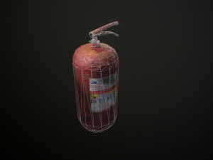 Fire extinguisher 3D 模型