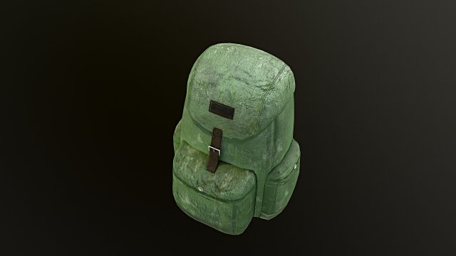Teenage backpack 3D 模型 .c4d .max .obj .3ds .fbx .stl .blend 