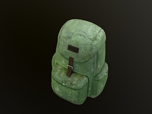 Teenage backpack Model 3D