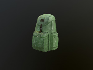 Teenage backpack 3D 模型
