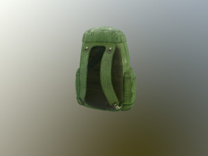 Teenage backpack 3D 模型
