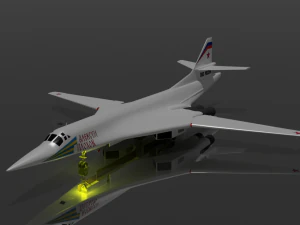 TU-160 3D Model