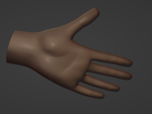 A human hand Unisex 3D Модель