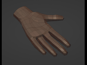 A human hand Unisex 3D Модель
