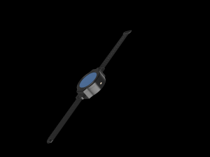 Paired bracelets BeatPulse 3D Model