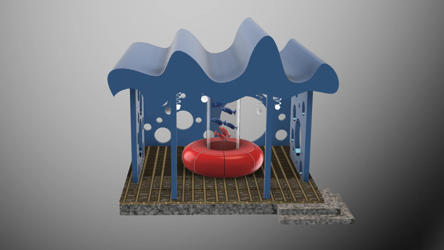 Shadow canopy 3D Model .c4d .max .obj .3ds .fbx .stl .blend 