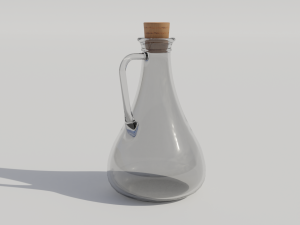 Olive oil and vinegar bottles 3D मॉडल