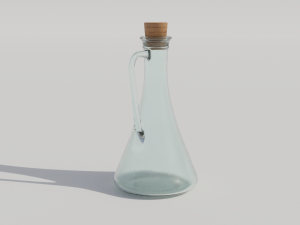 Olive oil and vinegar bottles 3D मॉडल