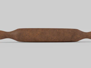 Wood rolling pin 3D Model