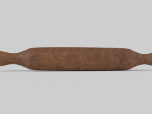 Wood rolling pin 3D Model