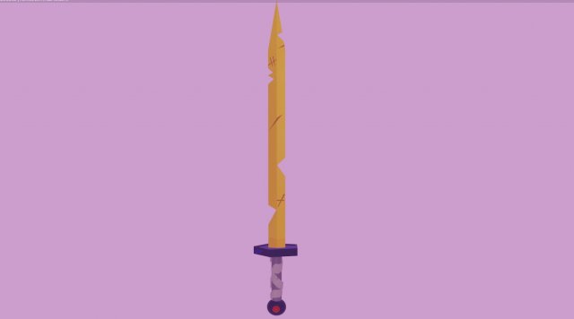 Finns Sword 3D 模型 .c4d .max .obj .3ds .fbx .stl .blend