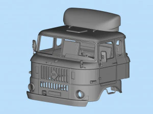 IFA W50 long Truck Cab SCALE custom RC 3D Print Model