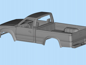 Printable Car B-SERIES REGULAR CAB 3D print 3D Print Model