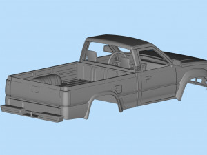 Printable Car B-SERIES REGULAR CAB 3D print 3D Print Model