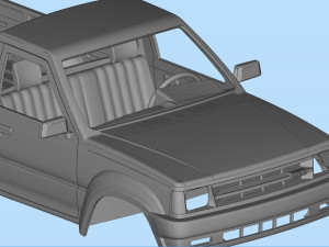Printable Car B-SERIES REGULAR CAB 3D print 3D Print Model