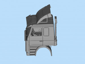 Stara ciężarówka z kabiną STL do druku w Szwecji Model do druku 3D