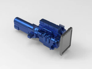 Free 3D printable model ENGINE for old Truck 3D Print Model