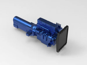 Free 3D printable model ENGINE for old Truck 3D Print Model