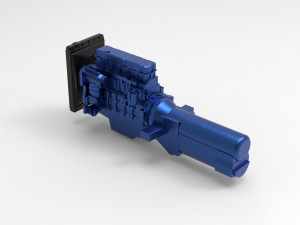 Free 3D printable model ENGINE for old Truck Modello di stampa 3D
