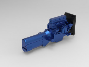 Free 3D printable model ENGINE for old Truck Modello di stampa 3D