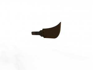 STL printable Sickle Scythe Old Farm Tool saw and machete 3D Print Model