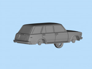Printables STL Lada Riva Nova Signet Classic Cars 3Dプリントモデル